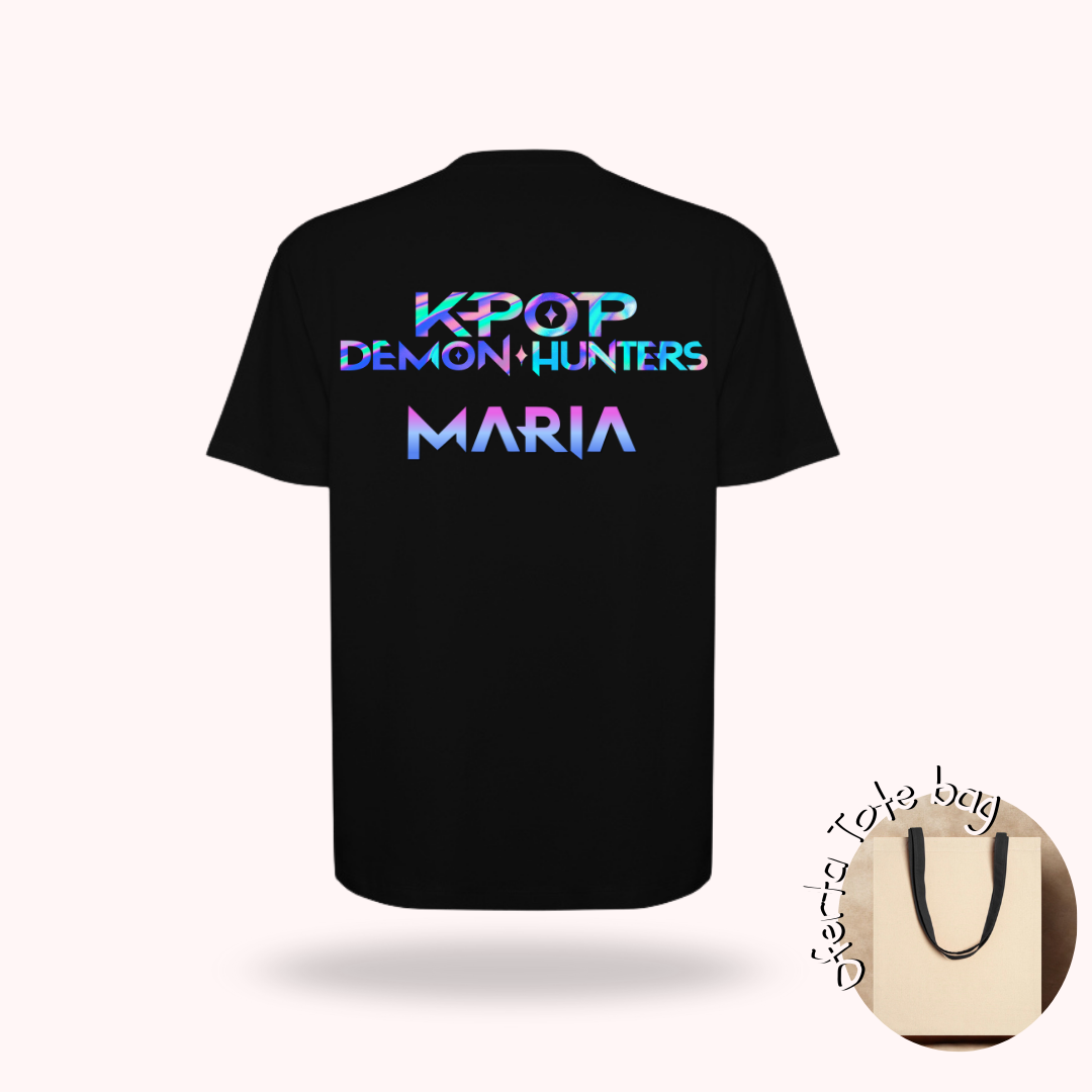 Tshirt Huntrix com Nome