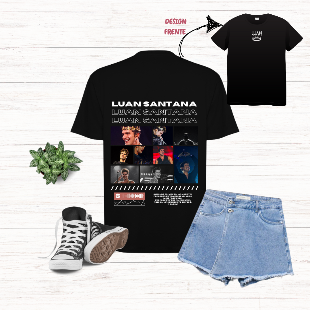 Tshirt Fan editon Luan Santana