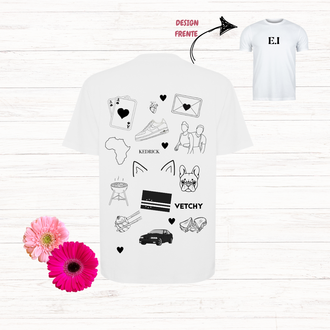 Tshirt Ilustração , Line Arte