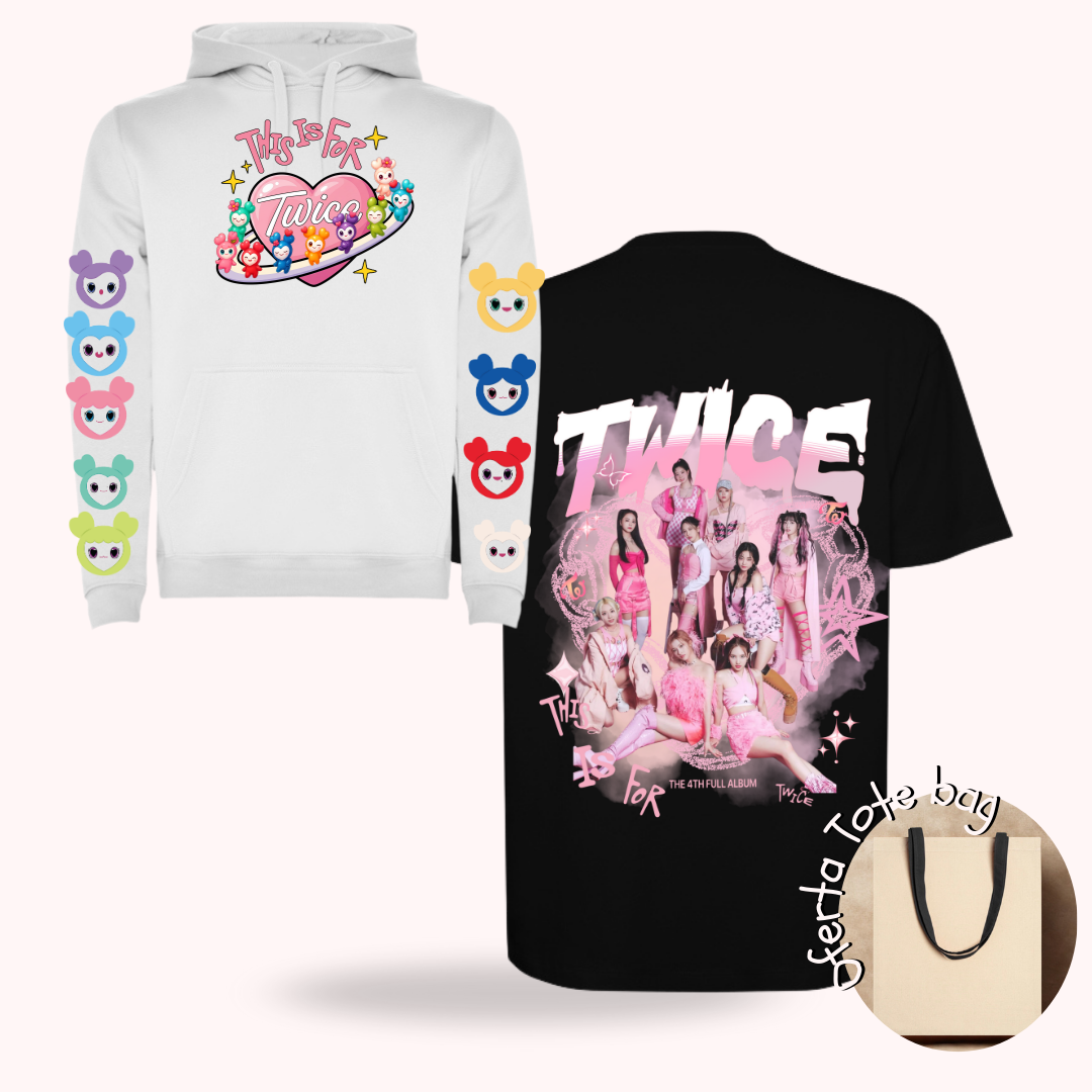 Pack Hoodie+tshirt TWICE