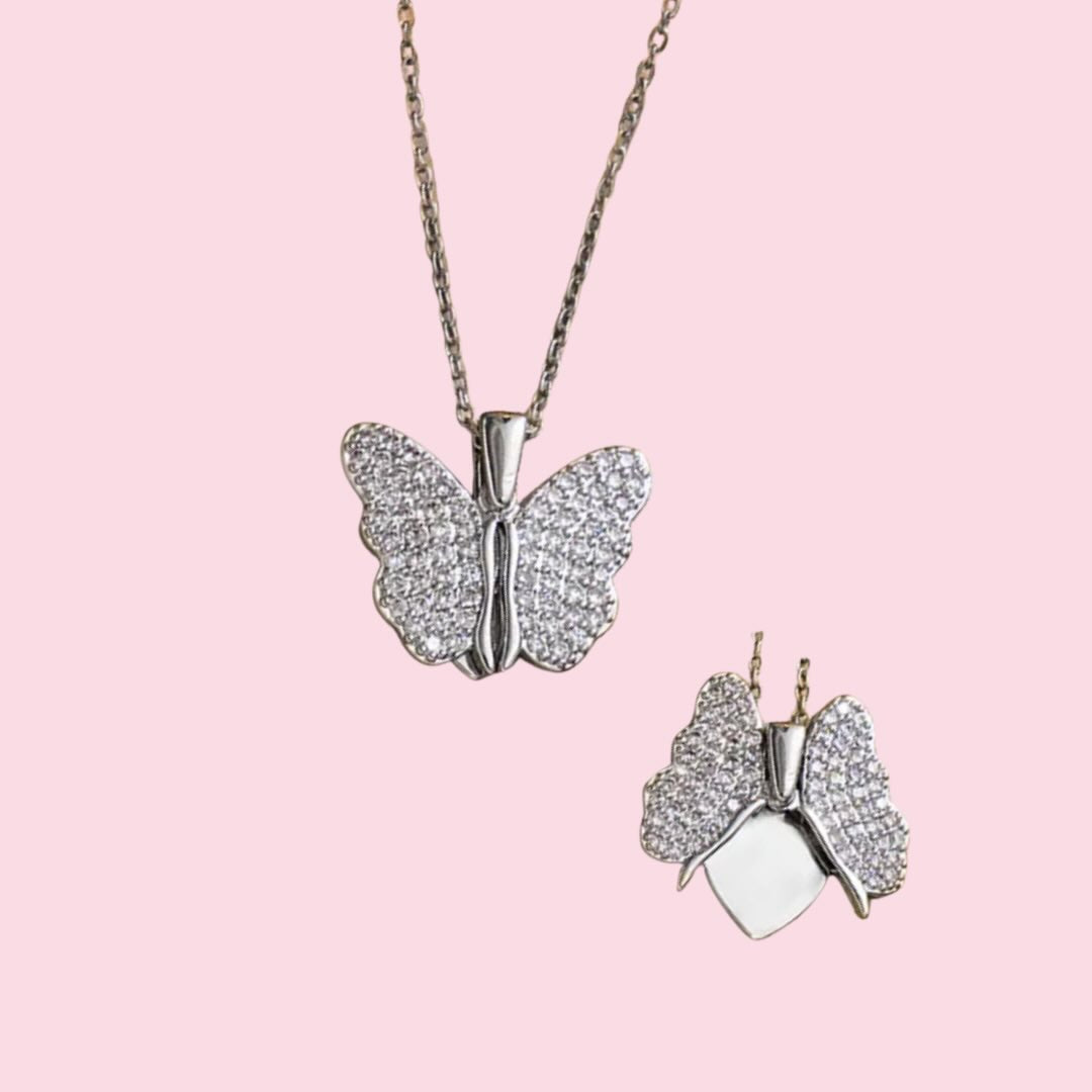 Colar Butterfly- Porta foto