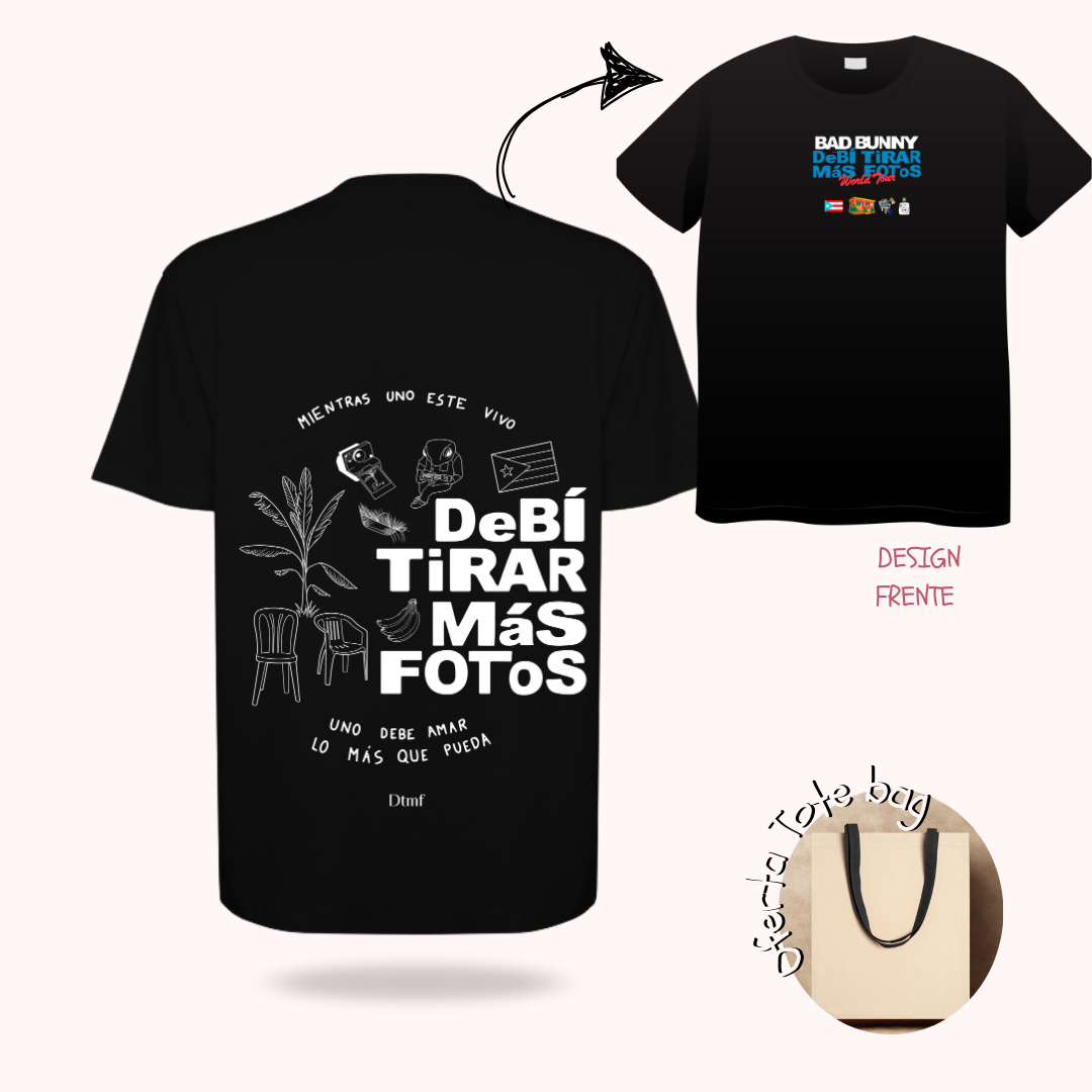 Tshirt BAD BUNNY DTMF