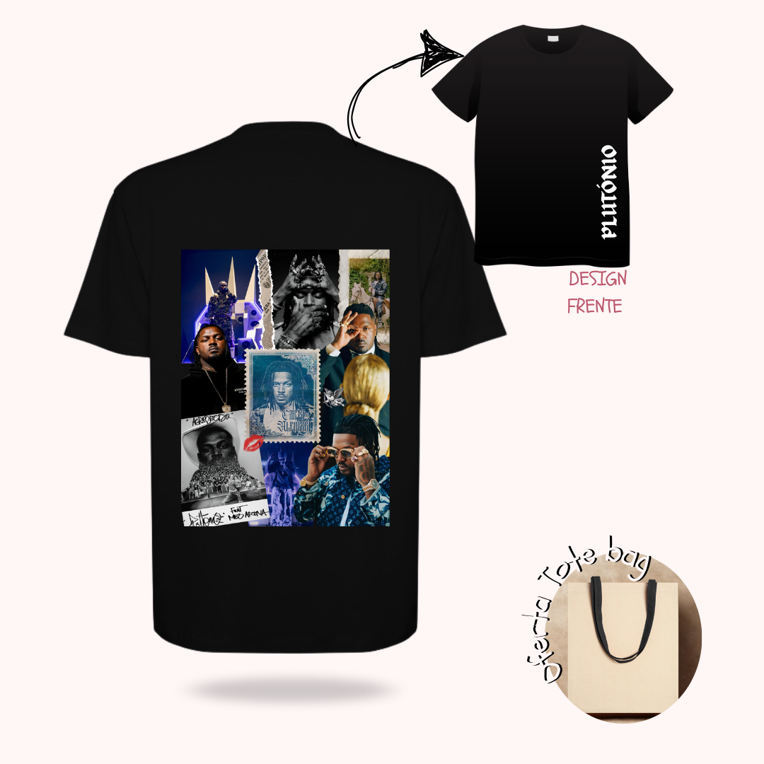 Tshirt Moodboard Plutónio