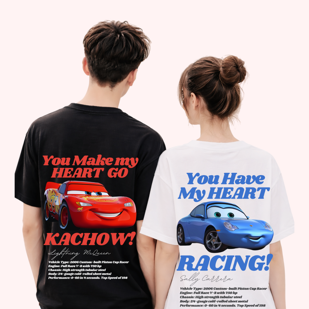 Pack 2 Tshirts Mcqueen Kachow !!
