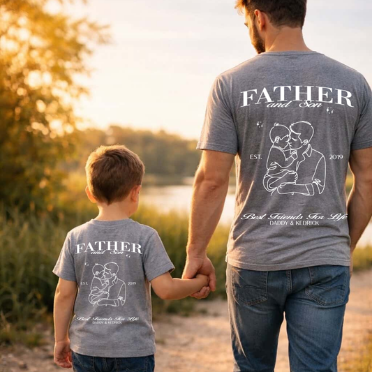 Conjunto Pai e Filho/a