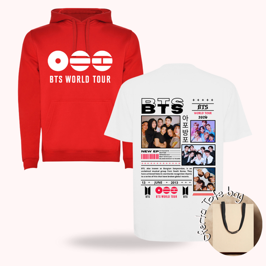 PACK HOODIE + T-SHIRT BTS
