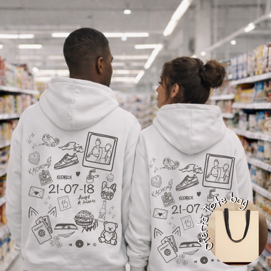 Pack 2 hoodies ilustradas