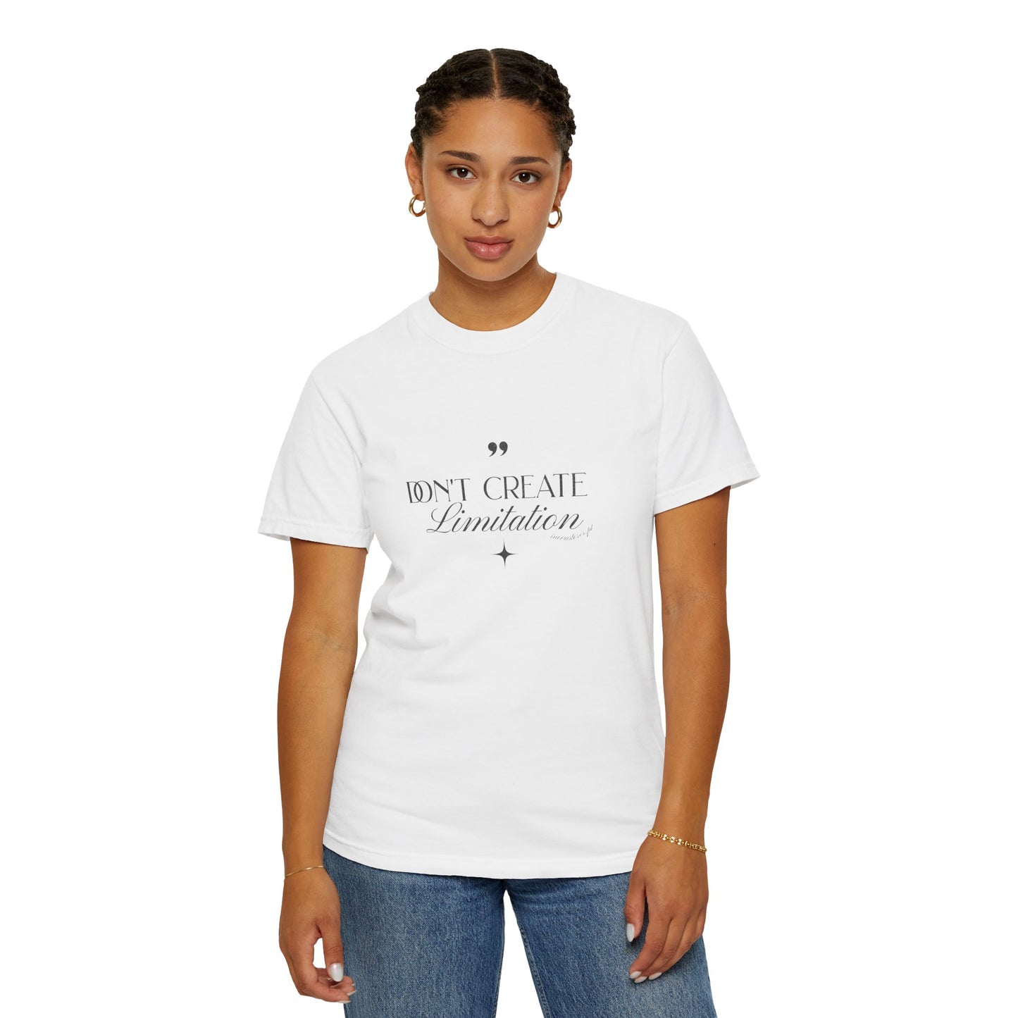 Tshirt Don`t create limitacion