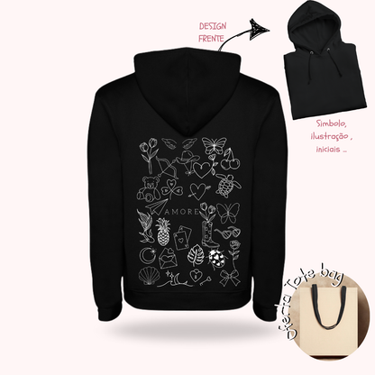 Hoodie Ilustração - símbolos