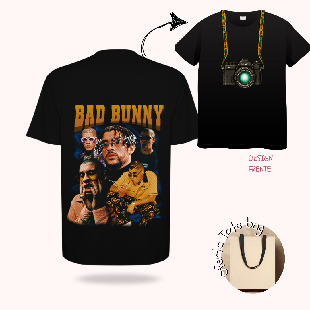 Tshirt Bootleg Bad Bunny