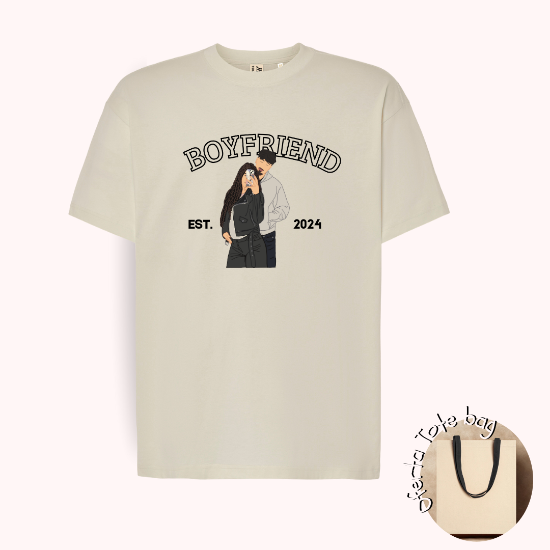 Tshirt Boyfriend ilustração