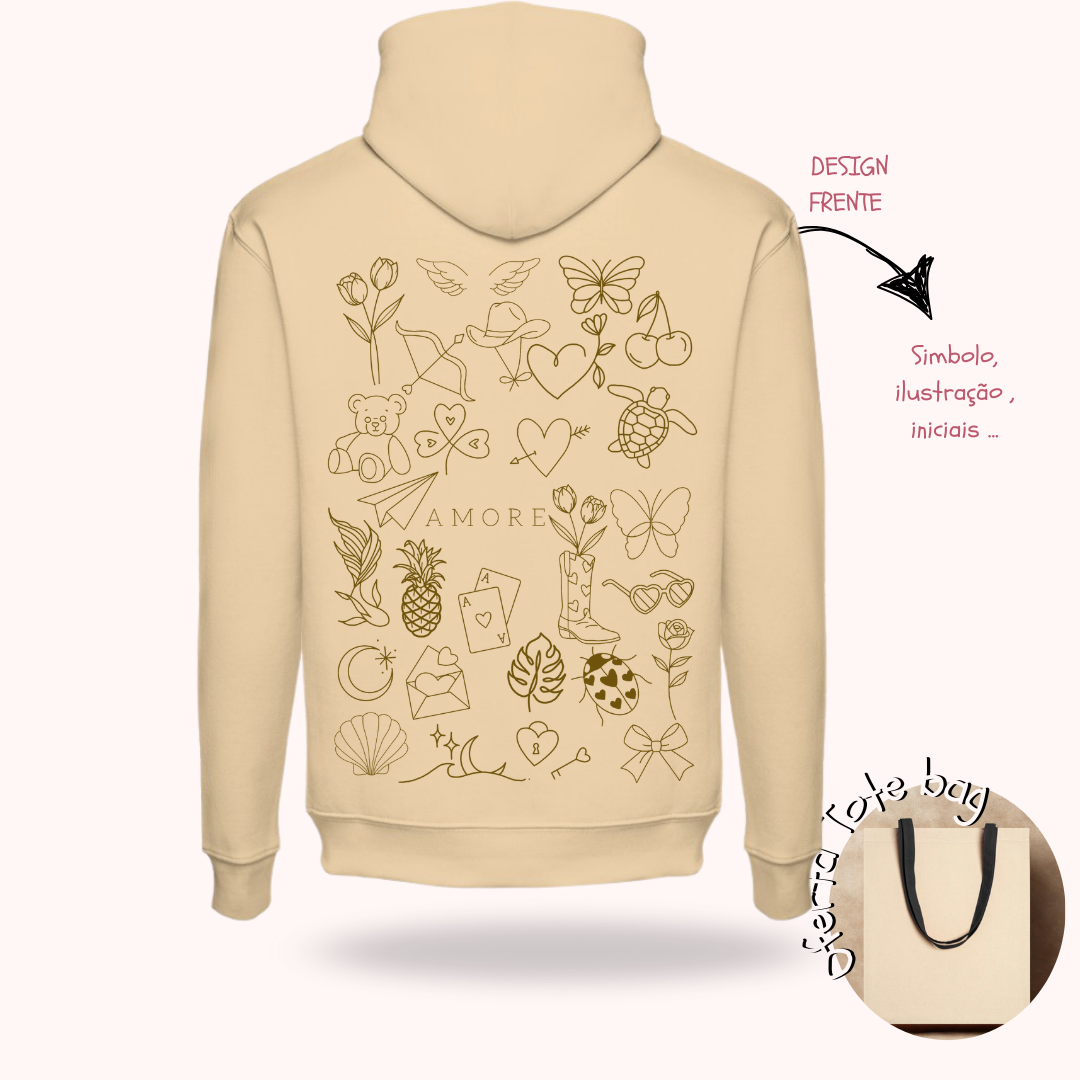 Hoodie Ilustração - símbolos