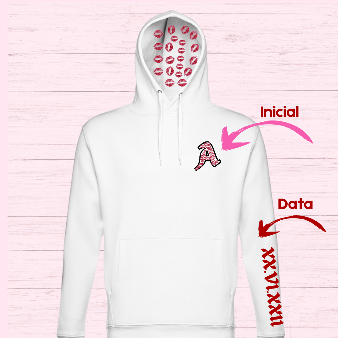 Hoodie Beijos infinitos