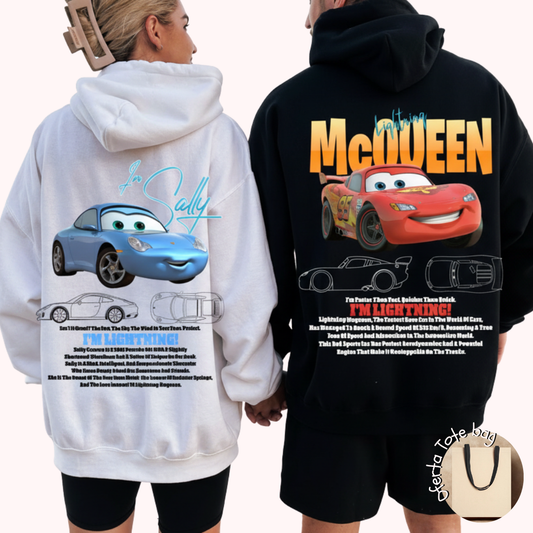 Pack 2 Hoodies Sally e Mcqueen