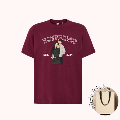 Tshirt Boyfriend ilustração