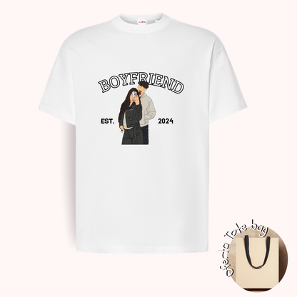 Tshirt Boyfriend ilustração